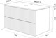 Миниатюра изображения товара Тумба под умывальник IDDIS Aiger AIG80W0i95 (белый)