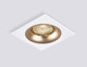 Миниатюра изображения товара Точечный светильник Ambrella TN102728 WH/GD (белый/золото)