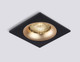 Миниатюра изображения товара Точечный светильник Ambrella TN102730 BK/GD (черный/золото)