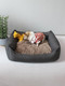 Миниатюра изображения товара Лежанка для животных MATEX Pet Lux / 55-990 (темно-серый/кофейный)