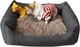 Миниатюра изображения товара Лежанка для животных MATEX Pet Lux / 55-990 (темно-серый/кофейный)
