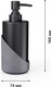 Миниатюра изображения товара Дозатор для жидкого мыла FORA Granit Dark FOR-GRD021