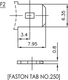 Миниатюра изображения товара Аккумуляторная батарея CSB GP 1272 F2 28W (12V/7.2Ah)