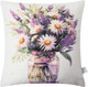 Миниатюра изображения товара Подушка декоративная Этель Майский букет / 10781888 (40x40, велюр)