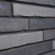 Миниатюра изображения товара Декоративный камень бетонный Petra Клинкерный кирпич 16П8 (серый/темно-серый)