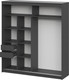 Миниатюра изображения товара Шкаф-купе NN мебель К ШКП 3 2.0 Макс (графит серый)