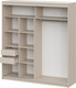 Миниатюра изображения товара Шкаф-купе NN мебель К ШКП 3 2.0 Макс (меланж)