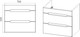 Миниатюра изображения товара Тумба с умывальником Viant Марсель Como 60 / VMAR60CO-T2YP+S-UM-COM60/1-w