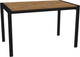 Миниатюра изображения товара Обеденный стол Древпром М91 Кастел ДП1-01-12 120-160x70 (дуб вотан/черный матовый)