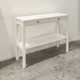 Миниатюра изображения товара Консольный столик ММЦ Кантри 110x40 (белый лак)