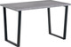 Миниатюра изображения товара Обеденный стол Notta Лота Лофт 140x80x75 (черный матовый/бетон)