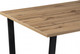 Миниатюра изображения товара Обеденный стол Notta Лота Лофт 140x80x75 (дуб вотан/матовый черный)