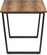 Миниатюра изображения товара Обеденный стол Notta Лота Лофт 140x80x75 (дуб делано темный/матовый черный)