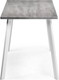 Миниатюра изображения товара Обеденный стол Notta Тринити Лофт 120x80x75 (бетон/белый матовый)