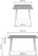 Миниатюра изображения товара Обеденный стол Notta Тринити Лофт 120x80x75 (бетон/белый матовый)