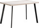 Миниатюра изображения товара Обеденный стол Notta Тринити Лофт 120x60x75 (юта/матовый черный)