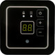 Миниатюра изображения товара Терморегулятор для теплого пола ЭргоЛайт ТР-ARROTONDATO (черный)
