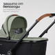 Миниатюра изображения товара Детская универсальная коляска Tomix Prime 2 в 1 D1/2 (Olive)