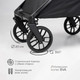 Миниатюра изображения товара Детская универсальная коляска Tomix Mirage 2 в 1 D900/2 (Black)