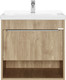 Миниатюра изображения товара Тумба под умывальник Акватон Хоуп 60 / 1A287201HP6C0 (орех)