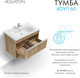 Миниатюра изображения товара Тумба под умывальник Акватон Хоуп 80 / 1A287301HP6C0 (орех)