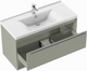 Миниатюра изображения товара Тумба под умывальник Акватон Хоуп 100 / 1A287401HP9D0 (хаки)