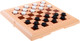 Миниатюра изображения товара Набор настольных игр Десятое королевство Шашки-Шахматы / 03889 (бежевый/черный)