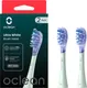 Набор насадок для зубной электрощетки Oclean Ultra White UW01 (2шт, зеленый) — фото 3