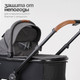 Миниатюра изображения товара Детская универсальная коляска Tomix Prime 3 в 1 D1/3 (Grey)