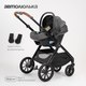 Миниатюра изображения товара Детская универсальная коляска Tomix Prime 3 в 1 D1/3 (Grey)