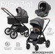 Миниатюра изображения товара Детская универсальная коляска Tomix Prime 3 в 1 D1/3 (Grey)