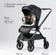Миниатюра изображения товара Детская универсальная коляска Tomix Mirage 3 в 1 D900/3 (Black)