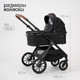 Миниатюра изображения товара Детская универсальная коляска Tomix Prime 2 в 1 D1/2 (Black)