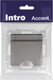 Миниатюра изображения товара Розетка INTRO Accent 6-203-09 / Б0063471 (титан)