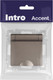 Миниатюра изображения товара Розетка INTRO Accent 6-203-08 / Б0063436 (бронза)