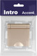Миниатюра изображения товара Розетка INTRO Accent 6-203-04 / Б0063738 (шампань)