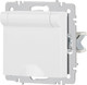 Миниатюра изображения товара Розетка INTRO Accent 6-203-01М / Б0063713 (белый матовый)