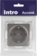 Миниатюра изображения товара Розетка INTRO Accent 6-202-09 / Б0063701 (титан)