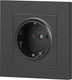 Миниатюра изображения товара Розетка INTRO Accent 6-202-07 / Б0063697 (графит)