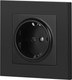 Миниатюра изображения товара Розетка INTRO Accent 6-202-05 / Б0063693 (антрацит)