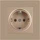 Миниатюра изображения товара Розетка INTRO Accent 6-202-04 / Б0063690 (шампань)