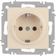 Миниатюра изображения товара Розетка INTRO Accent 6-202-02 / Б0063683 (слоновая кость)