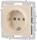 Миниатюра изображения товара Розетка INTRO Accent 6-202-02 / Б0063683 (слоновая кость)