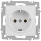 Миниатюра изображения товара Розетка INTRO Accent 6-202-01М / Б0063681 (белый матовый)