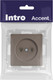Миниатюра изображения товара Розетка INTRO Accent 6-201-08 / Б0063670 (бронза)