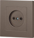 Миниатюра изображения товара Розетка INTRO Accent 6-201-08 / Б0063670 (бронза)