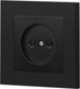 Миниатюра изображения товара Розетка INTRO Accent 6-201-05 / Б0063665 (антрацит)