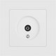 Миниатюра изображения товара Розетка INTRO Accent 6-301-01М / Б0063603 (белый матовый)