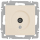Миниатюра изображения товара Розетка INTRO Accent 6-301-02 / Б0063605 (слоновая кость)
