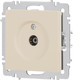 Миниатюра изображения товара Розетка INTRO Accent 6-301-02 / Б0063605 (слоновая кость)